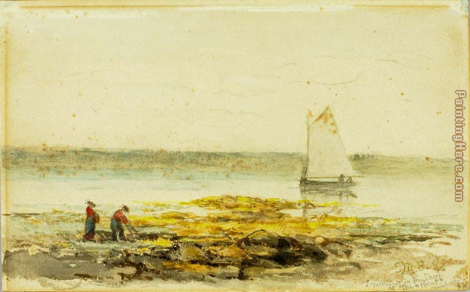 Morning on the Shore painting - Edward Mitchell Bannister Morning on the Shore art painting